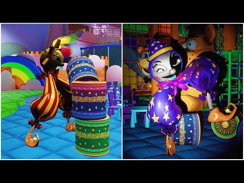 How Sploinkus & Yoinkus clean up messes made by Gregory - FNAF Security Breach