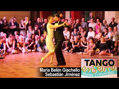 Maria Belén Giachello et Sebastián Jiménez - 1er festival Tango en Seine - 8 avril 2023 - TangoEmoi