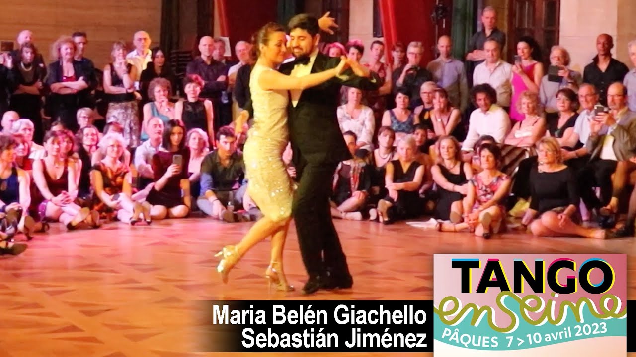 Maria Belén Giachello et Sebastián Jiménez - 1er festival Tango en Seine - 8 avril 2023 - TangoEmoi