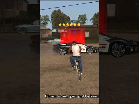 IF YOU FINISH A MISSION WITH MAXIMUM WANTED LEVEL - GTA SAN ANDREAS.  #gtasanandreas #gtaworld