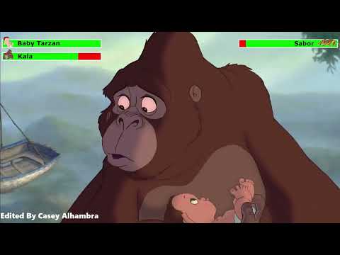 Tarzan (1999) Opening Scene with healthbars
