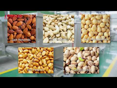 Salted Peanut Making Machine| Salty Cashew Nut Production Line