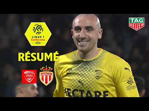 Nîmes Olympique - AS Monaco ( 3-1 ) - Résumé - (NIMES - ASM) / 2019-20
