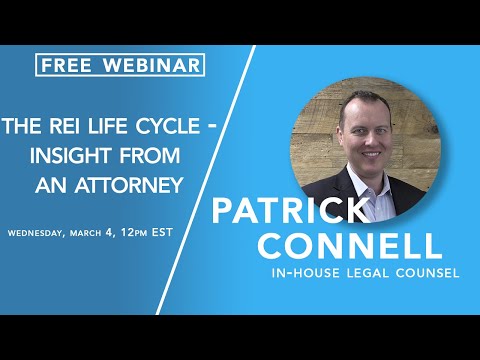 Webinar Announcement: Insight From a Real Estate Attorney