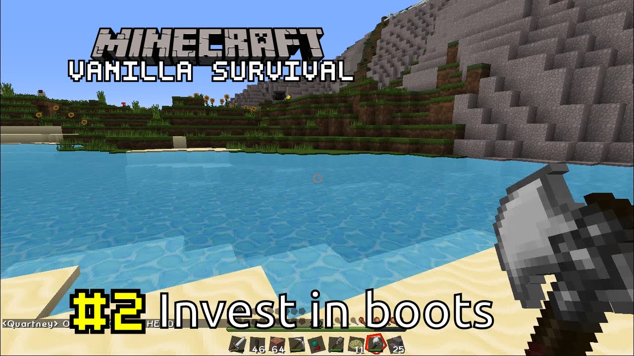 Minecraft Vanilla #2 | Invest in boots