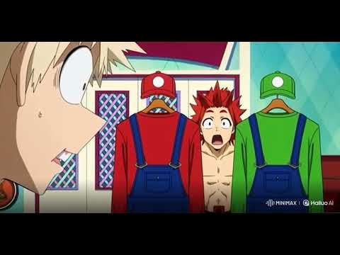 My Hero Academia AI - Bakugo & Kirishima has Super Mario Outfits (Hailuo AI)