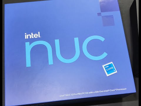 Unboxing Intel® NUC 12 Pro Mini PC NUC12WSHi5 Wall Street Canyon