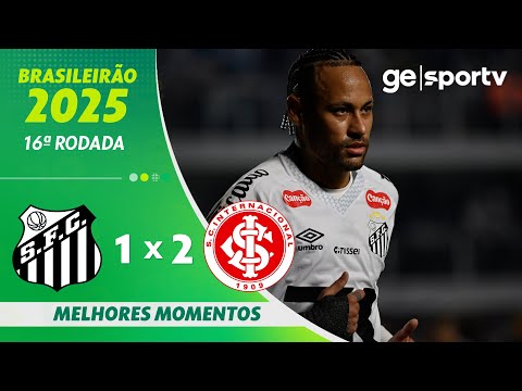 Gols e lances de Santos x Internacional
