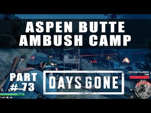 Days Gone Aspen Butte Ambush Camp and bunker location - Walkthrough Part 73