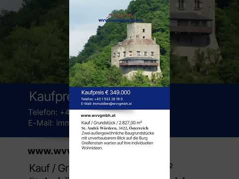 🌄 Traumhafte Baugrundstücke mit Blick auf die Burg Greifenstein! Direkt vis-à-vis der historisc