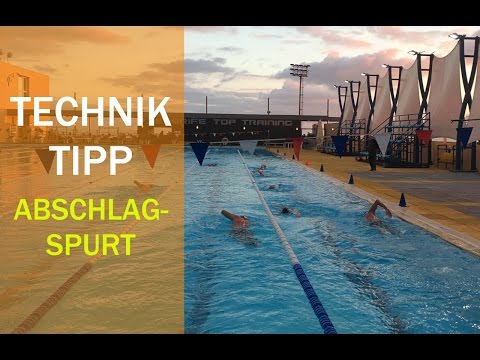 SCHWIMMEN: Der Abschlag-Spurt als Technikübung