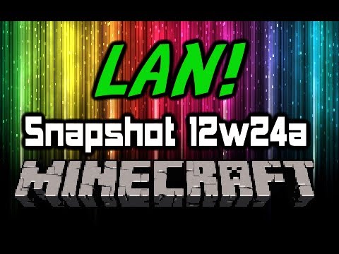 Minecraft - Snapshot 12w24a - NEW! LAN Multiplayer, Enderchest Tweak + Minor Fixes