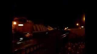 preview picture of video 'CN windmill train and BNSF at Imlay City,Mi'