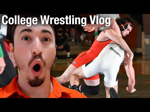 D1 WRESTLING MATCH DAY VLOG | Behind the Scenes of a College Wrestling Dual