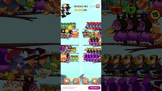 bird sort 2 color puzzle solution niveau 184 #games #gaming #puzzle #puzzlegame #androidgames