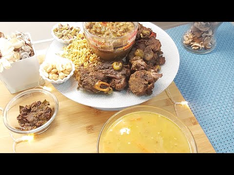 Fahfah Soupe/Soup, Riz/Rice, Haneeth