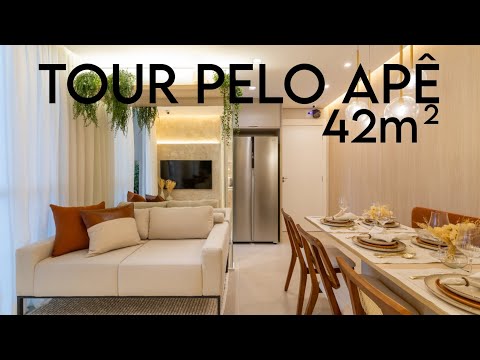 TOUR PELO APARTAMENTO 42M²- SACADA INTEGRADA - TOUR APÊ 42M² - Tour apartamento modelo