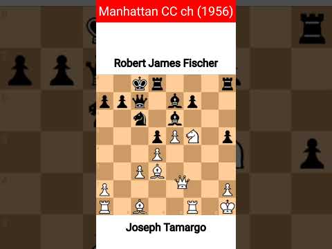 Manhattan CC ch (1956). Joseph Tamargo vs Robert James Fischer.