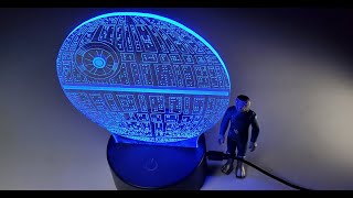 3D Illusion Star Wars Night Light, Three Pattern and 7 Color Change Decor Lamp - Perfect Gift!