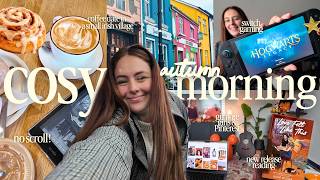 slow autumn morning routine 🍂☕️  coffee date in a cute irish village & cozy hobbies