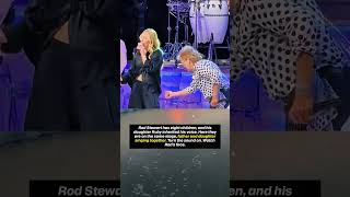 Rod Stewart sang with his daughter Ruby