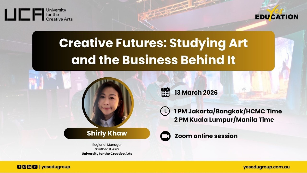 University for the Creative Arts (UCA) - Yes Education Agent Webinar Training