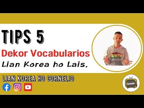 Tips/Ways 5 Decorating Korean Vocabularies Quickly