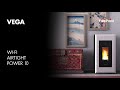 Vega Airtight pelletkachel 10,5kW wit | video 1