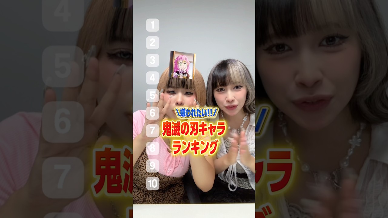 嫌われたい鬼滅の刃キャラランキングやってみたwwwwwww #shorts