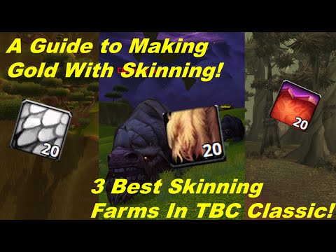 3 Best TBC Skinning Gold Farms | How to Make Gold With Skinning in WoW TBC Classic