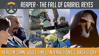 Overwatch - Reaper, The Fall of Reyes (Hero Voice Lines and Interactions) | Hammeh