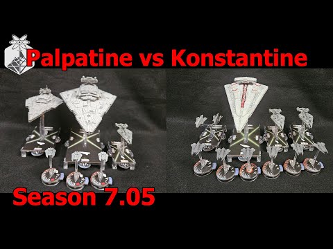 Star Wars Armada "Battle for the Bottom" Palpatine vs Konstantine - ION Radio Battle Report