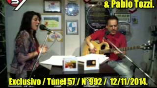 Patricia Piojo Zappia & Pablo Tozzi acústico en Túnel 57. Emisión Nº: 992 12/11/2014.