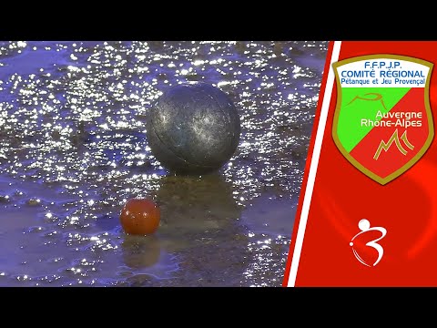 Petite finale du vétéran : CARAMAJO vs COUDERT - Championnat Auvergne Rhône-Alpes de pétanque 2024