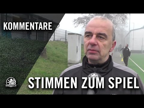 Die Stimmen zum Spiel (BFC Preussen - BSV GW Neukölln, U19 A-Junioren, Landesliga)