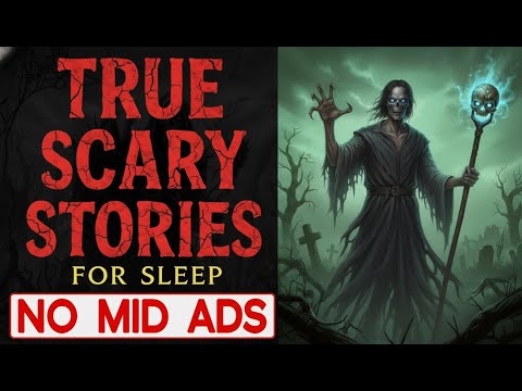 🛑 NO MID ADS 🛑 True Scary Stories for Sleep (4 Hours) | Gentle Rain Sounds | Black Screen | Vol 44