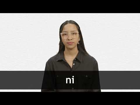 English Translation of “NI” | Collins Spanish-English Dictionary