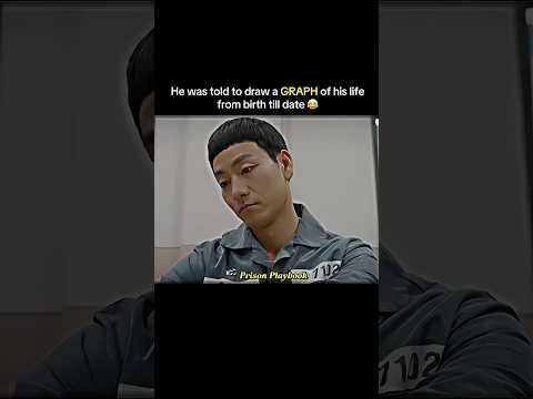 😂 The way he draws his life. 📉🤦‍♂️ #kdrama #shorts