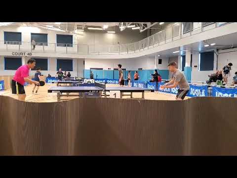 Round of 32, Open Singles. Will Todd & John Chen