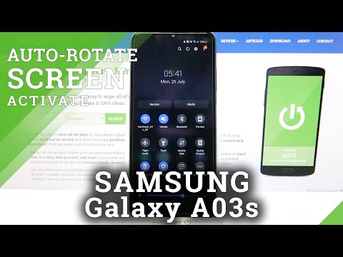How to Turn Off Auto Rotate Screen on SAMSUNG Galaxy A03S – Disable Auto Rotate Screen