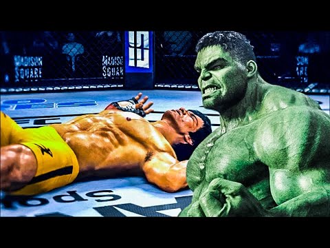 BRUCE LEE VS HULK | UFC 3 BRUTAL FIGHT | UFC 3 | UFC 3 2021 | EA SPORTS UFC 3
