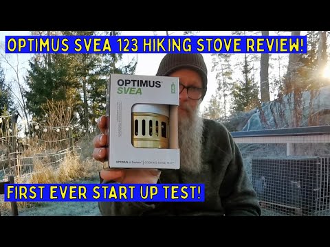 Optimus svea stove: First ever start up with the new stove. REVIEW AND START UP.