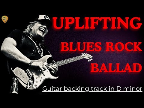Uplifting Blues Rock Ballad Jam | Guitar Backing Track (D Minor)