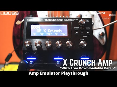BOSS GT-1000 Core (X Crunch Patch Demo & Playthrough)