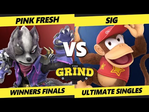 The Grind 242 Winners Finals - Pink Fresh (Wolf) Vs. Sig (Diddy, Ness) Smash Ultimate - SSBU