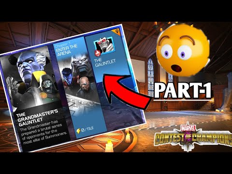 The Grandmaster Gaunlet Part-1 | EASY GUIDE 🔑| Don't make this mistake 🥲🥲 | MCOC GAMEPLAY IN HINDI|