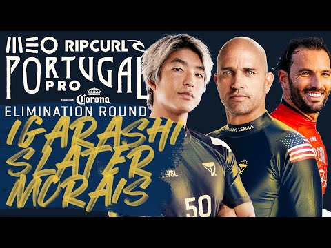Kanoa Igarashi, Kelly Slater, Frederico Morais | MEO Rip Curl Portugal Pro - Elimination Round
