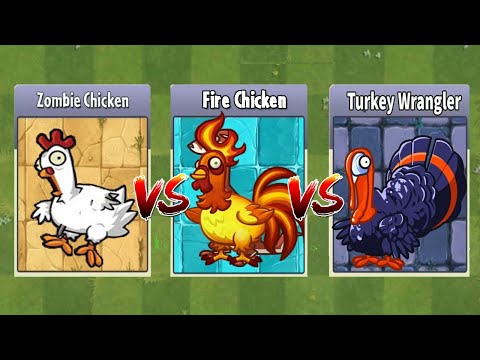 Random 40 Pair Team Plants Vs Team 300 Chicken Zombies - PVz 2 Challenge