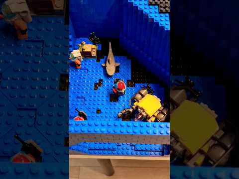 LEGO city flooded due to global warming 🌊 #lego #legomoc #atlantis #globalwarming #lego2023 #afol