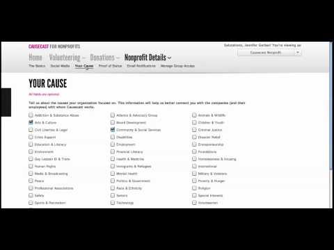 Causecast for Nonprofits: Basics
